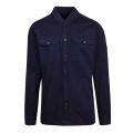 Mens Navy Spacer Overshirt 81611 by Barbour International from Hurleys