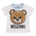 Baby Sky Blue Toy S/s T Shirt & Bottoms Set 42013 by Moschino from Hurleys