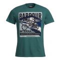 Mens Washed Green Perform S/s T Shirt 46516 by Barbour International from Hurleys