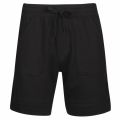 Mens Black Tonal Logo Sweat Shorts 37758 by BOSS from Hurleys