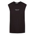 Womens Black Branded Tank Top 40710 by Replay from Hurleys