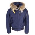 Mens Cadet Blue Gobi Down Hood Jacket 32152 by Parajumpers from Hurleys