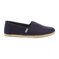 Mens Blue Linen Rope Sole Espadrille 8620 by Toms from Hurleys