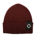 Mens Fig Rib Beanie Hat 93070 by MA.STRUM from Hurleys