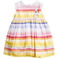 Girls Yellow Striped Dress 22550 by Mayoral from Hurleys