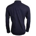 Mens Navy Small Eagle Print L/s Shirt 11057 by Armani Jeans from Hurleys