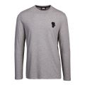 Mens Grey/Black Mini Man L/s T Shirt 94934 by Karl Lagerfeld from Hurleys