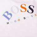 Baby White Colour Logo L/s T Shirt 75334 by BOSS from Hurleys