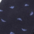 Mens Navy/Blue 3 Pack Logo Eagle Socks 37245 by Emporio Armani Bodywear from Hurleys