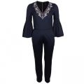 Womens Black Bixie Embellished Jumpsuit 18394 by Ted Baker from Hurleys