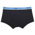 Mens Marine/Colours Core Logoband 3 Pack Trunks 108221 by Emporio Armani Bodywear from Hurleys