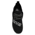 Mens Black Branded Neoprene Trainers 49802 by Versace Jeans Couture from Hurleys