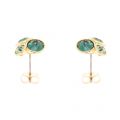 Womens Gold/Green Multi Lynda Cluster Studs 54377 by Ted Baker from Hurleys