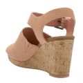 Womens Coral Pink Tropez Suede Wedges 41491 by Toms from Hurleys