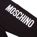 Boys Black Basic Logo Sweat Pants 90678 by Moschino from Hurleys