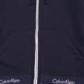 Womens Navy Shoreline Logo Band Hooded Zip Sweat Top 42895 by Calvin Klein from Hurleys