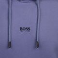 Casual Mens Mid Blue Weedo 2 Hooded Sweat Top 84474 by BOSS from Hurleys