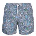 Mens Green Paisley Swim Shorts 57563 by Pretty Green from Hurleys