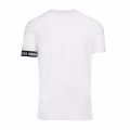 Mens White Cut Logo Arm S/s T Shirt 79195 by Dsquared2 from Hurleys