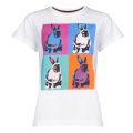 Womens White Art Rabbit S/s T Shirt 28649 by PS Paul Smith from Hurleys