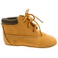 Baby Wheat Crib Bootie & Hat Set (0-4) 67757 by Timberland from Hurleys