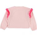 Girls Rose Frill Sleeve Box Fit L/s T Shirt 28472 by Billieblush from Hurleys