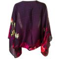 Womens Grape Juria Juxtapose Rose Silk Scarf & Cape 63185 by Ted Baker from Hurleys