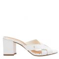 Womens White Tabeai Croc Effect Mules 59811 by Ted Baker from Hurleys