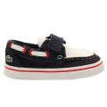 Infant Navy & White Keel 116 Trainers (4-9) 25040 by Lacoste from Hurleys
