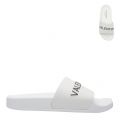 Womens White Branded Slides 86646 by Valentino Shoes from Hurleys