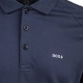 Athleisure Mens Navy Paule 2 Slim Fit S/s Polo Shirt 99981 by BOSS from Hurleys