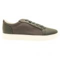 Mens Grey Multi Logo Trainers 11100 by Armani Jeans from Hurleys