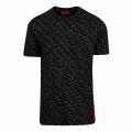 Mens Black Dantastic Logo Print S/s T Shirt 56920 by HUGO from Hurleys