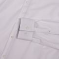 Mens White/Navy Trim Koey Textured Slim Fit L/s Shirt 42680 by HUGO from Hurleys