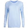 Womens Cloud Gem Button Knitted Top 18082 by Michael Kors from Hurleys
