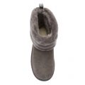 Kids Charcoal Fluff Mini Quilted Boots (3-5) 46417 by UGG from Hurleys