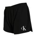 Womens Black Logo Lounge Shorts 87094 by Calvin Klein from Hurleys