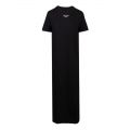 Womens Black Stacked Logo T Shirt Dress 103357 by Calvin Klein from Hurleys