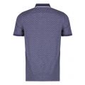 Mens Navy Marsmal Geo S/s Polo Shirt 29279 by Ted Baker from Hurleys
