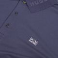 Athleisure Mens Big & Tall Navy B-Paule Slim Fit S/s Polo Shirt 44693 by BOSS from Hurleys