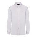 Mens Bright White Stretch Slim Fit Shirt 49985 by Tommy Hilfiger from Hurleys