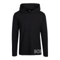 Mens Black Identity Hooded L/s T Shirt 96733 by BOSS from Hurleys