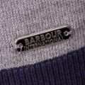 Womens Denim Grey Rivco Stripe Knitted Jumper 69333 by Barbour International from Hurleys