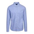 Casual Mens Blue Mabsoot_1 L/s Shirt 88790 by BOSS from Hurleys