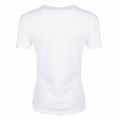 Womens White/Red Institutional Box Slim Fit S/s T Shirt 34640 by Calvin Klein from Hurleys