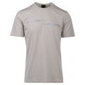 Athleisure Mens Light Beige Tee 4 Chest Line S/s T Shirt 108011 by BOSS from Hurleys