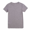 Kids Medium Grey Melange Saloy S/s T Shirt 77301 by Napapijri from Hurleys