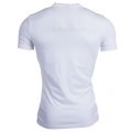 Mens White Chest Eagle S/s Tee Shirt 11019 by Armani Jeans from Hurleys