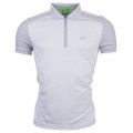 Boss Green Mens Light Grey Philix S/s Polo Shirt 10870 by BOSS from Hurleys