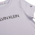 Girls Arctic Ice Institutional Slim Fit S/s T Shirt 92499 by Calvin Klein from Hurleys